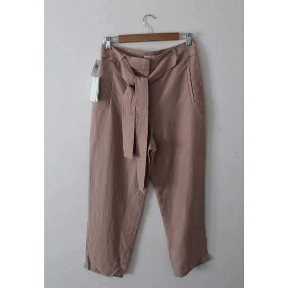 Wilfred Jallade Linen Pants Roebuck Size 8 Iconic Trousers NWT Aritzia - Picture 3 of 6